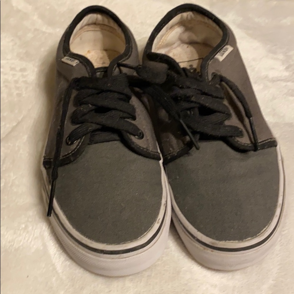 Vans Charcoal Gray and Black